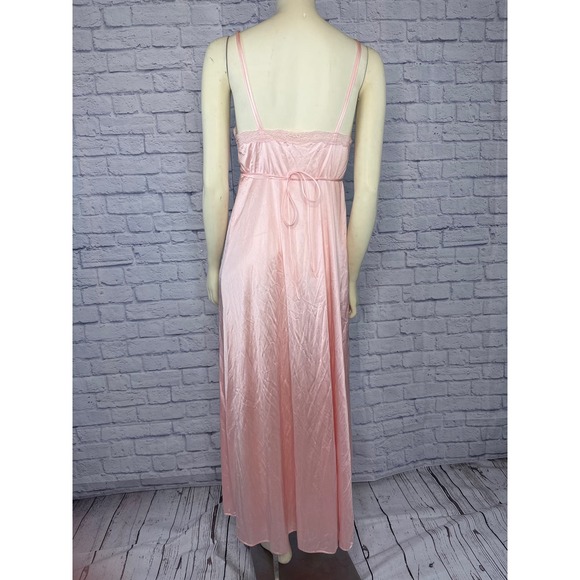 American Vintage 60's Nightgown Lingerie Slip bundle of 2 pink & green size XS - Picture 6 of 11